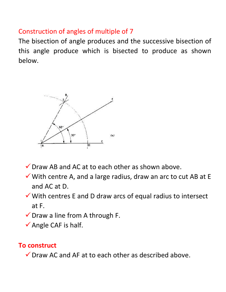 GEOMETRIC CONSTRUCTIONS 20 08