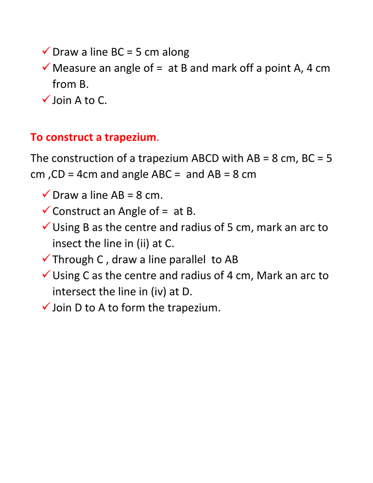 GEOMETRIC CONSTRUCTIONS 20 14