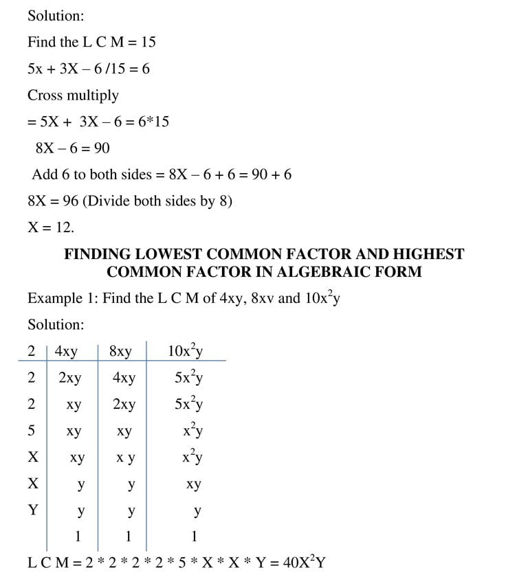 ALGEBRAIC EXPRESSION_2