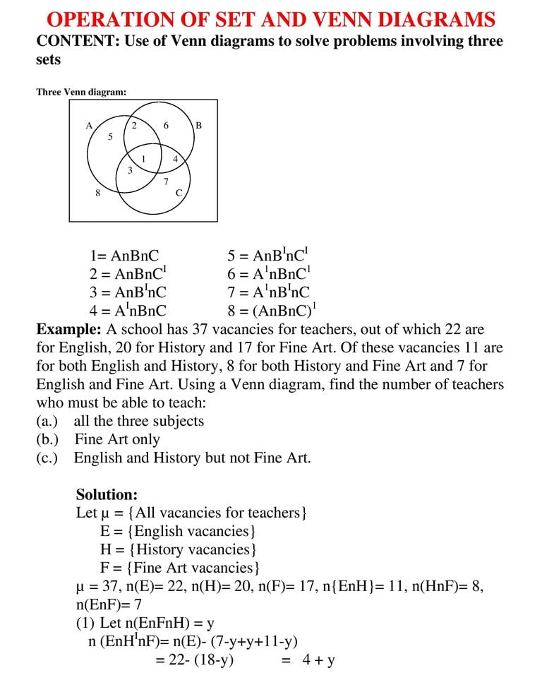 OPERATION OF SET AND VENN DIAGRAMS_1