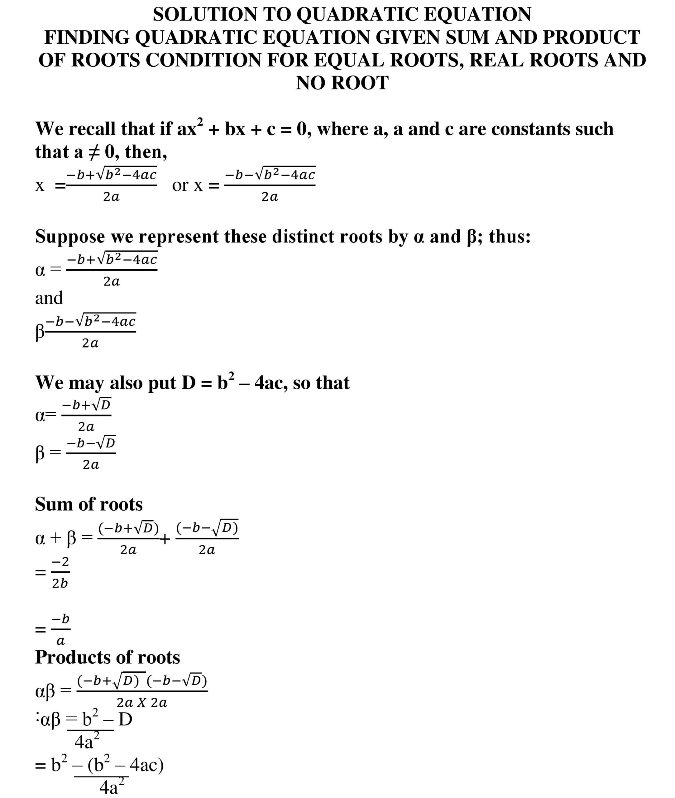 SQUADRATIC EQUATION_01