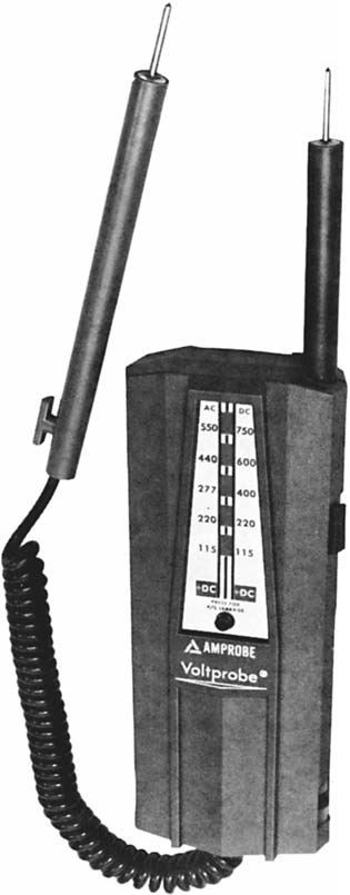 Ac And Dc Voltage Probe Voltmeter. (amprobe)