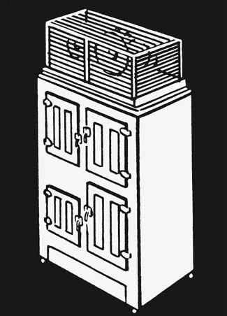 Fig. 2 9 Early Modification Of The Icebox To Make It A Refriger Ator Unit.